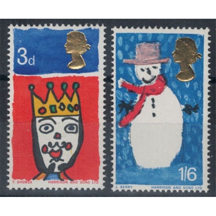 GREAT BRITAIN 1966 Christmas 2v MNH**
