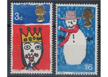 GRAN BRETAGNA 1966 Natale 2v MNH**