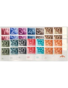 GRAN BRETAGNA 1982 Segnatasse 12v in quartina MNH**