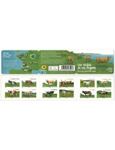 FRANCIA 2014 Fauna, mucche 12v in LB MNH**