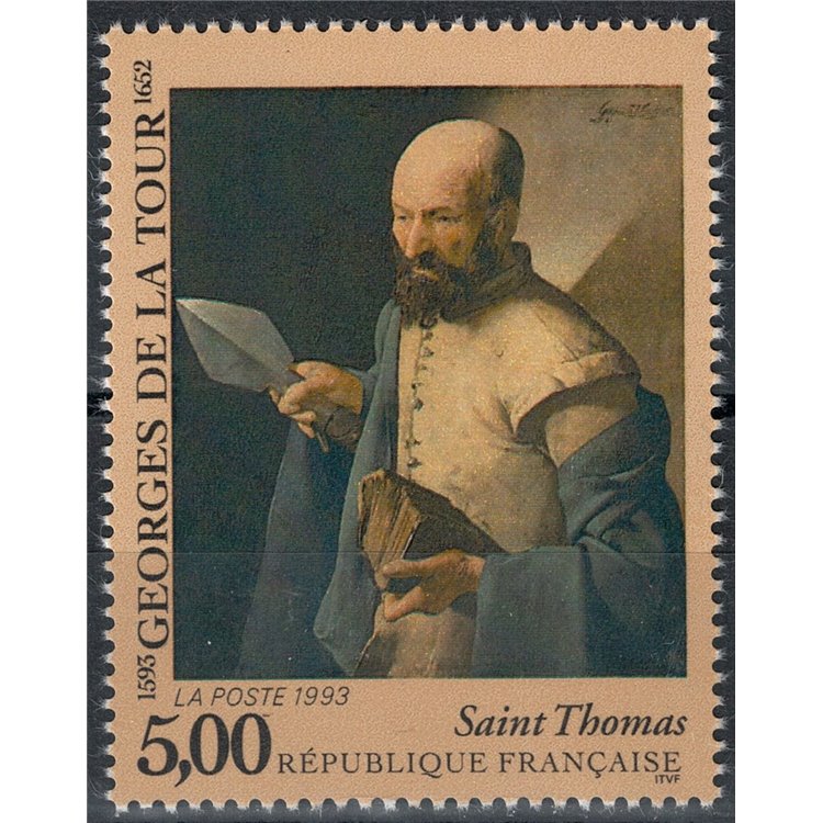 FRANCE 1993 Art (Georges De La Tour, St. Thomas) MNH**