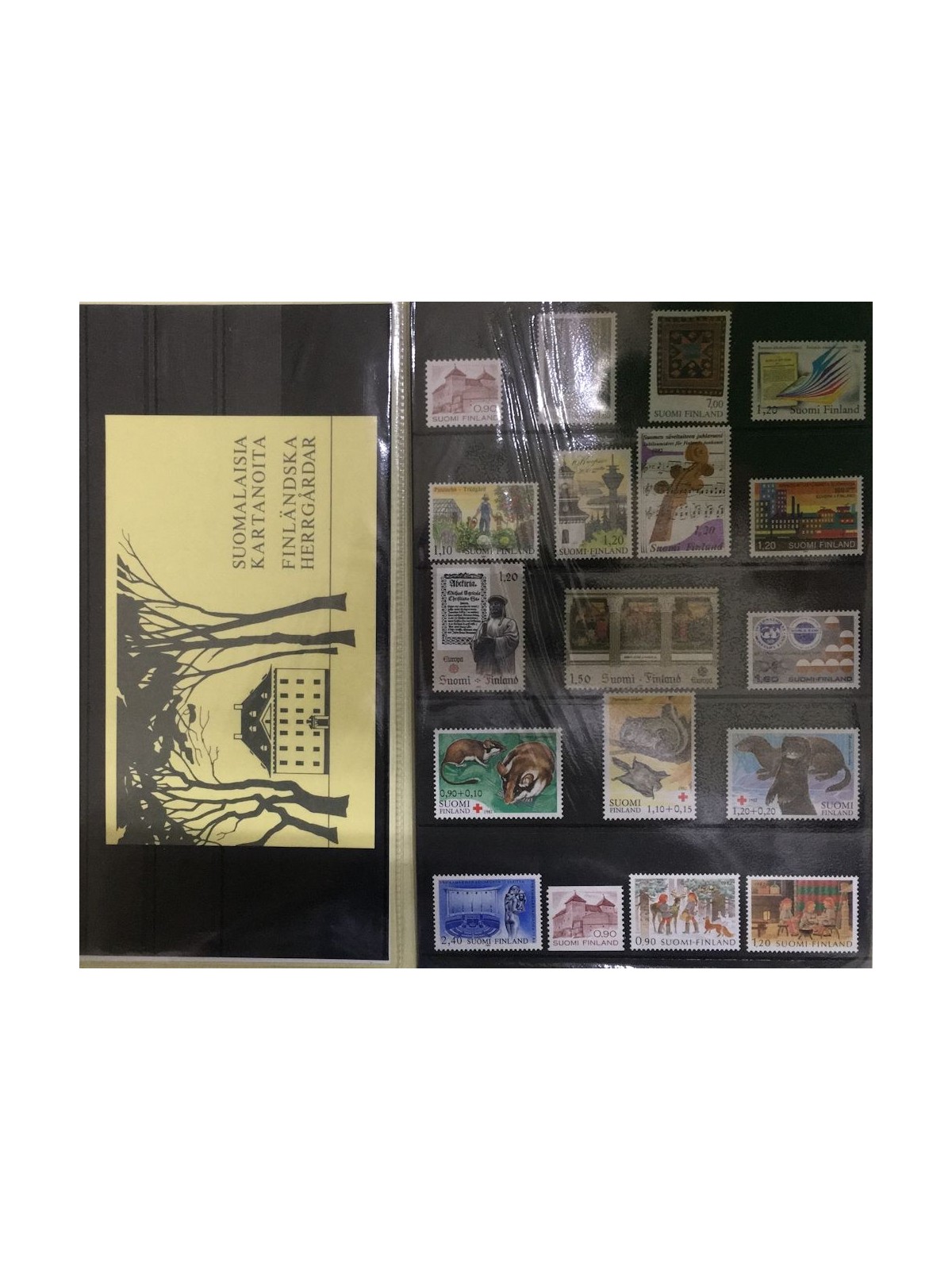 FINLANDIA 1982 Annata completa 18v + 1 LB MNH**