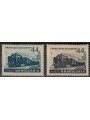 BULGARIA 1954 Giornata della Ferrovia 2v MH*