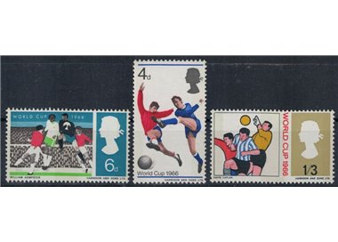 GREAT BRITAIN 1966 World Cup, phosphorus 3v MNH**