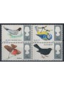 GRAN BRETAGNA 1966 Uccelli diversi, fosforo 4v MNH**