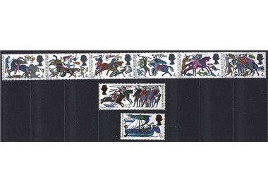 GRAN BRETAGNA 1966 Battaglia di Hastings 8v MNH**