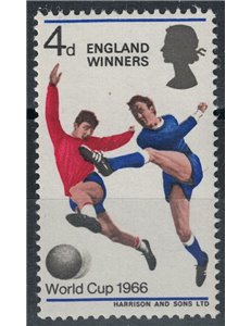 GRAN BRETAGNA 1966 Vittoria nel campionato di calcio MNH**