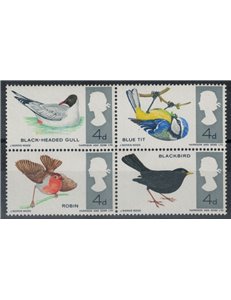 GREAT BRITAIN 1966 Various birds 4v MNH**