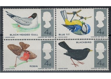 GREAT BRITAIN 1966 Various birds 4v MNH**