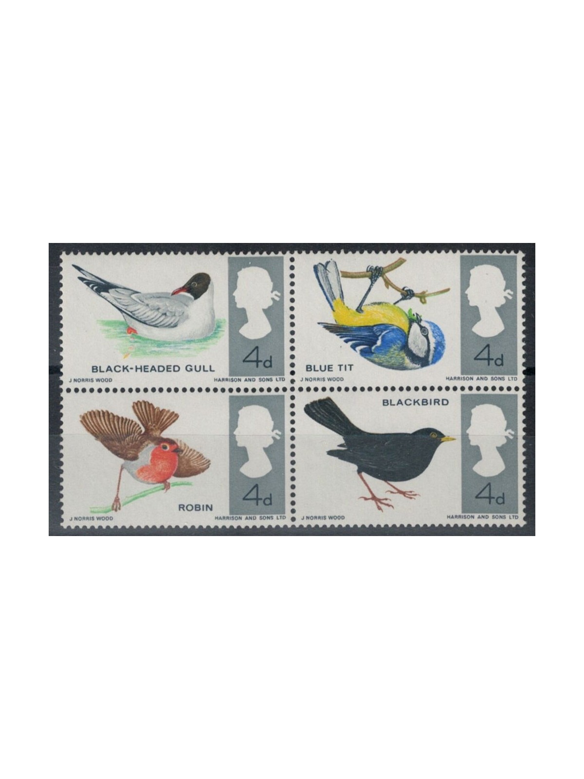 GREAT BRITAIN 1966 Various birds 4v MNH**