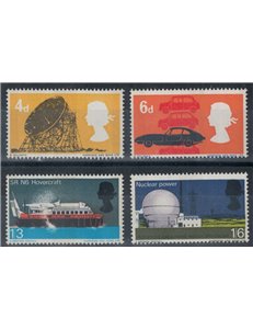 GRAN BRETAGNA 1966 Tecnologia britannica, fosforo 4v MNH**