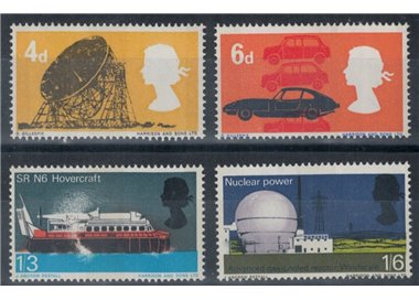 GRAN BRETAGNA 1966 Tecnologia britannica, fosforo 4v MNH**
