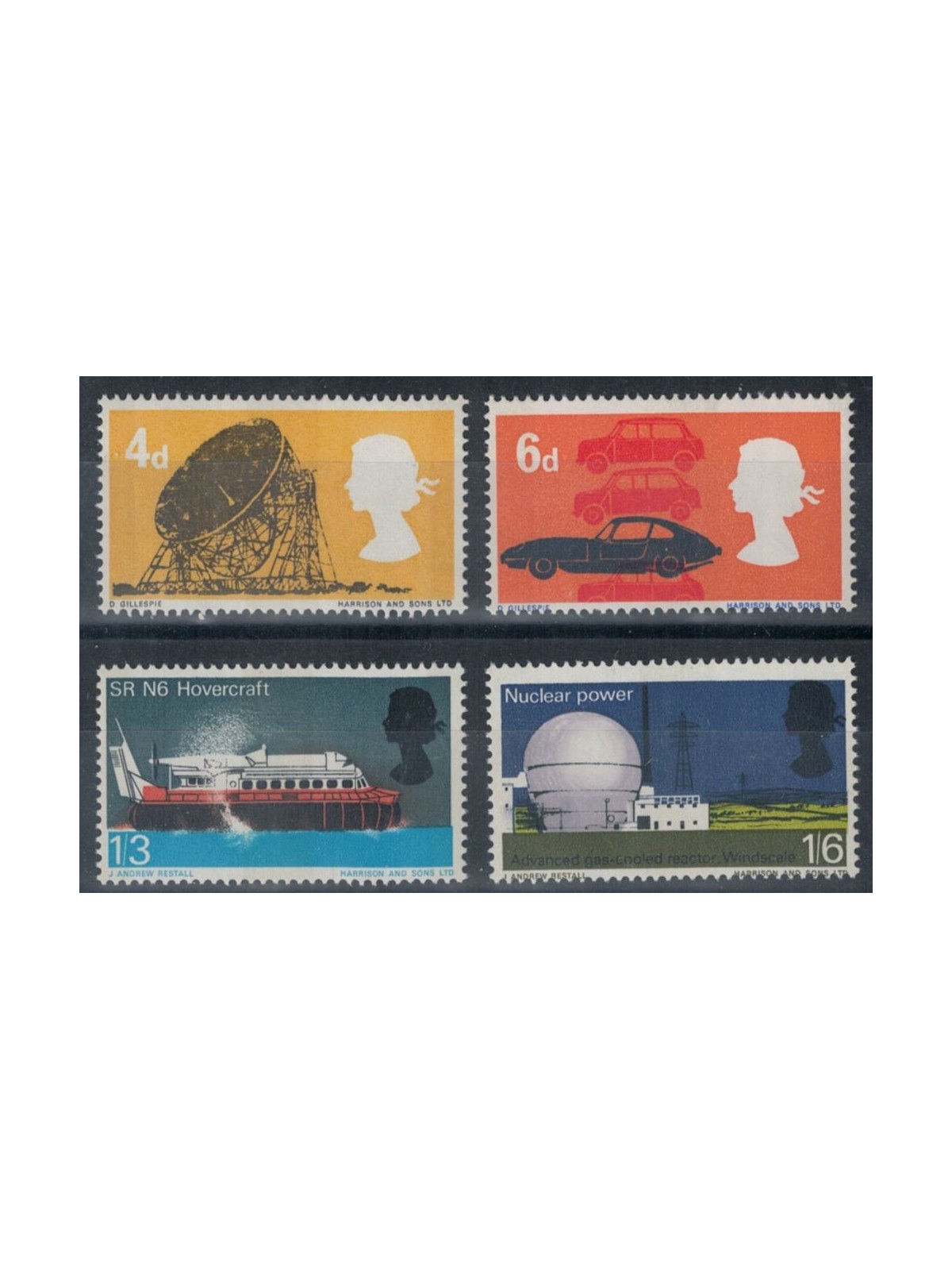 GREAT BRITAIN 1966 British Technology, Phosphorus 4v MNH**