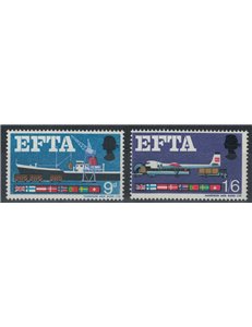 GREAT BRITAIN 1967 EFTA 2v MNH**