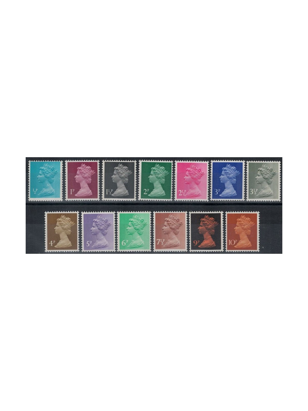 GRAN BRETAGNA 1971 Elisabetta II, Machin 13v MNH**
