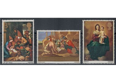 GREAT BRITAIN 1967 Christmas 3v MNH**
