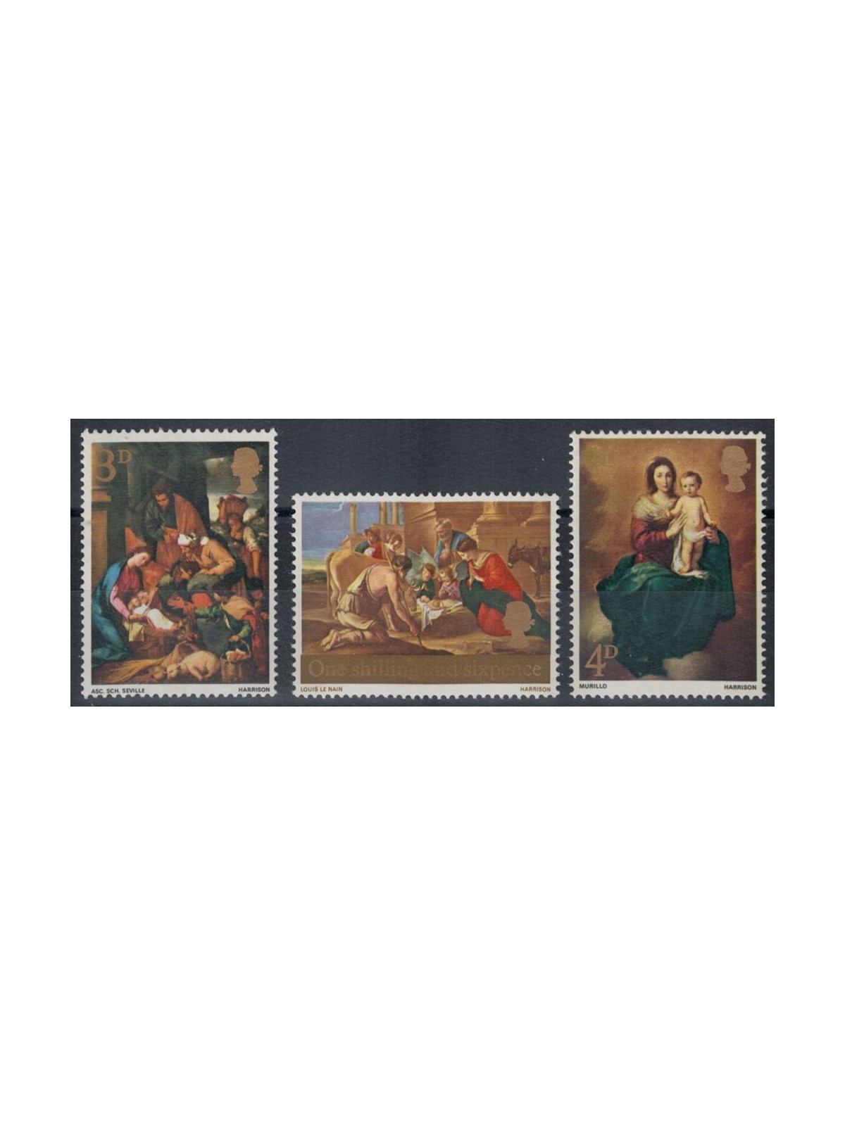 GRAN BRETAGNA 1967 Natale 3v MNH**
