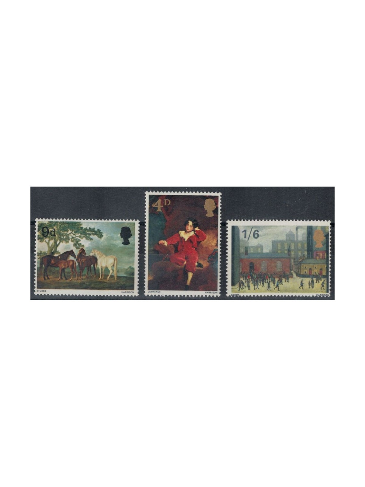 GRAN BRETAGNA 1967 Quadri di pittori inglesi 3v MNH**
