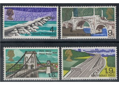 GREAT BRITAIN 1968 English Bridges 4v MNH**