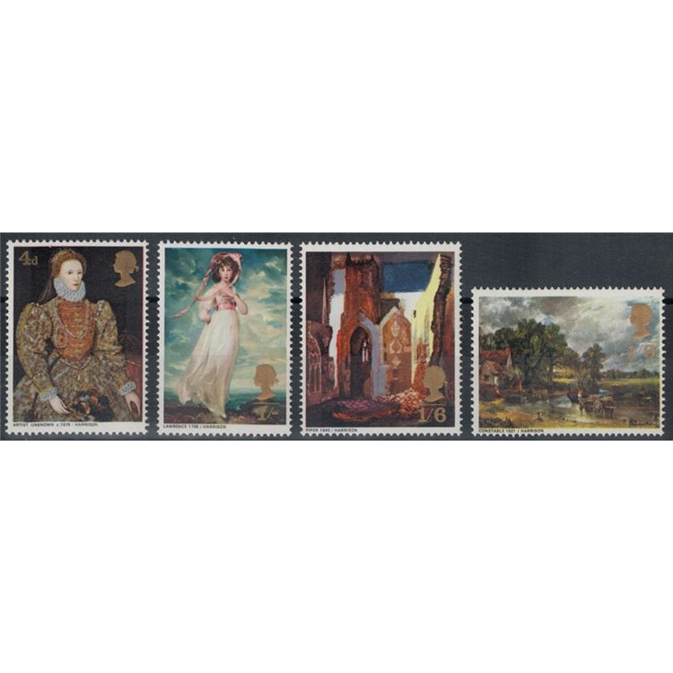 GRAN BRETAGNA 1968 Quadri di pittori inglesi 4v MNH**