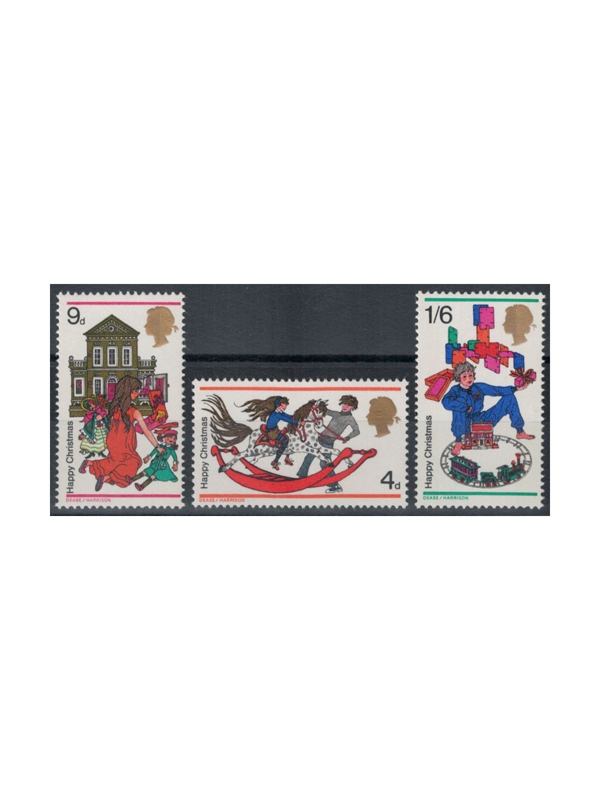 GRAN BRETAGNA 1968 Natale 3v MNH**