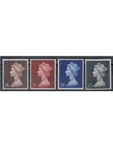 GREAT BRITAIN 1969 Large format Machin 4v MNH**