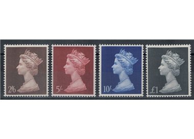 GRAN BRETAGNA 1969 Grande formato Machin 4v MNH**