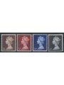 GREAT BRITAIN 1969 Large format Machin 4v MNH**