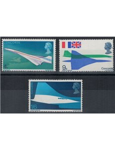 GREAT BRITAIN 1969 Concorde 3v MNH**