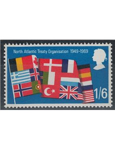 GRAN BRETAGNA 1969 Anniversario della NATO MNH**
