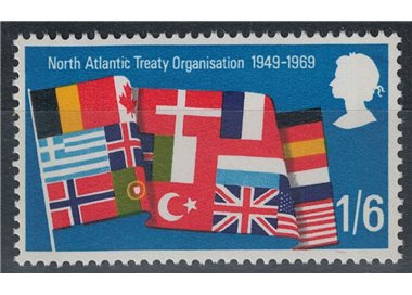 GRAN BRETAGNA 1969 Anniversario della NATO MNH**