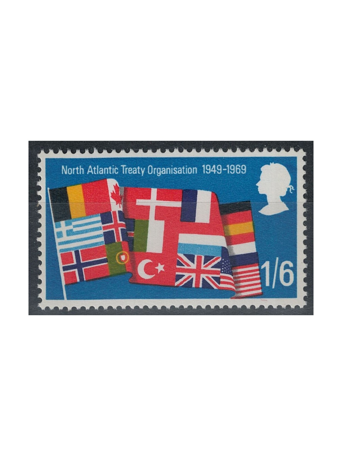GRAN BRETAGNA 1969 Anniversario della NATO MNH**