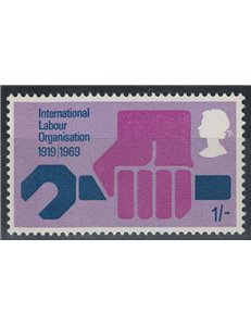 GREAT BRITAIN 1969 Fiftieth Anniversary of the ILO MNH**
