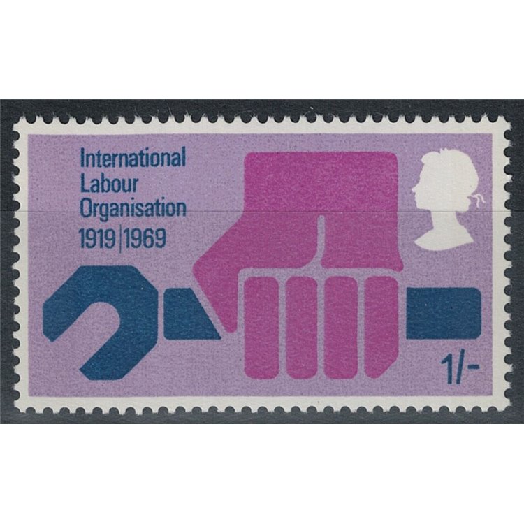 GREAT BRITAIN 1969 Fiftieth Anniversary of the ILO MNH**