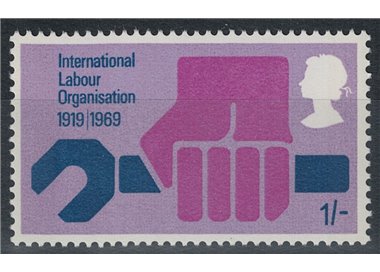 GREAT BRITAIN 1969 Fiftieth Anniversary of the ILO MNH**