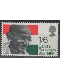 GREAT BRITAIN 1969 Gandhi MNH**