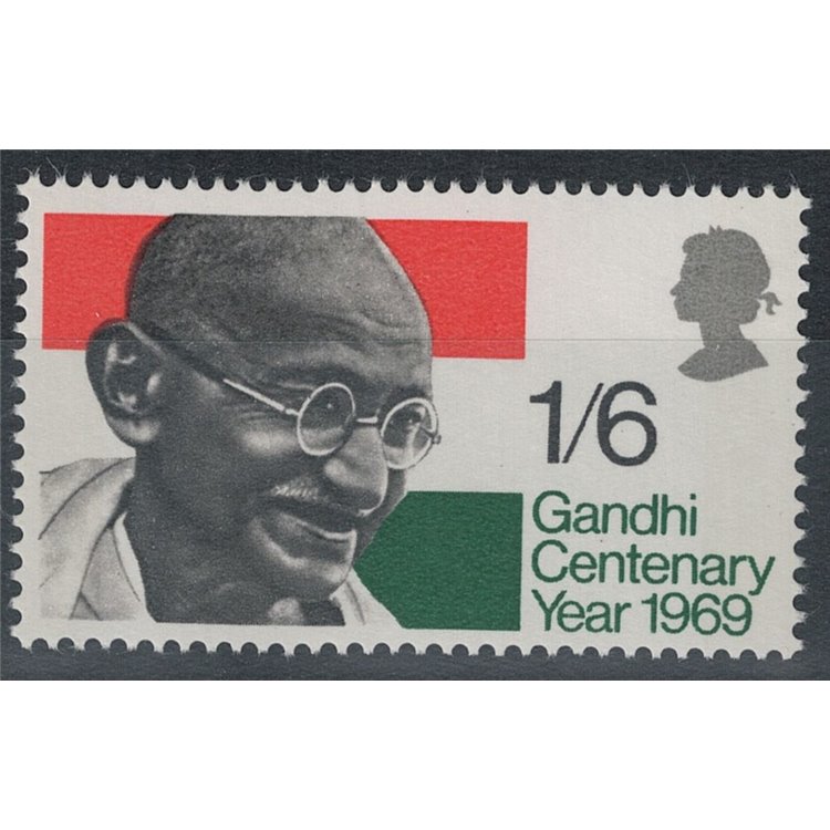 GRAN BRETAGNA 1969 Gandhi MNH**