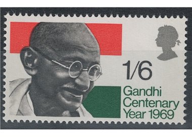 GREAT BRITAIN 1969 Gandhi MNH**