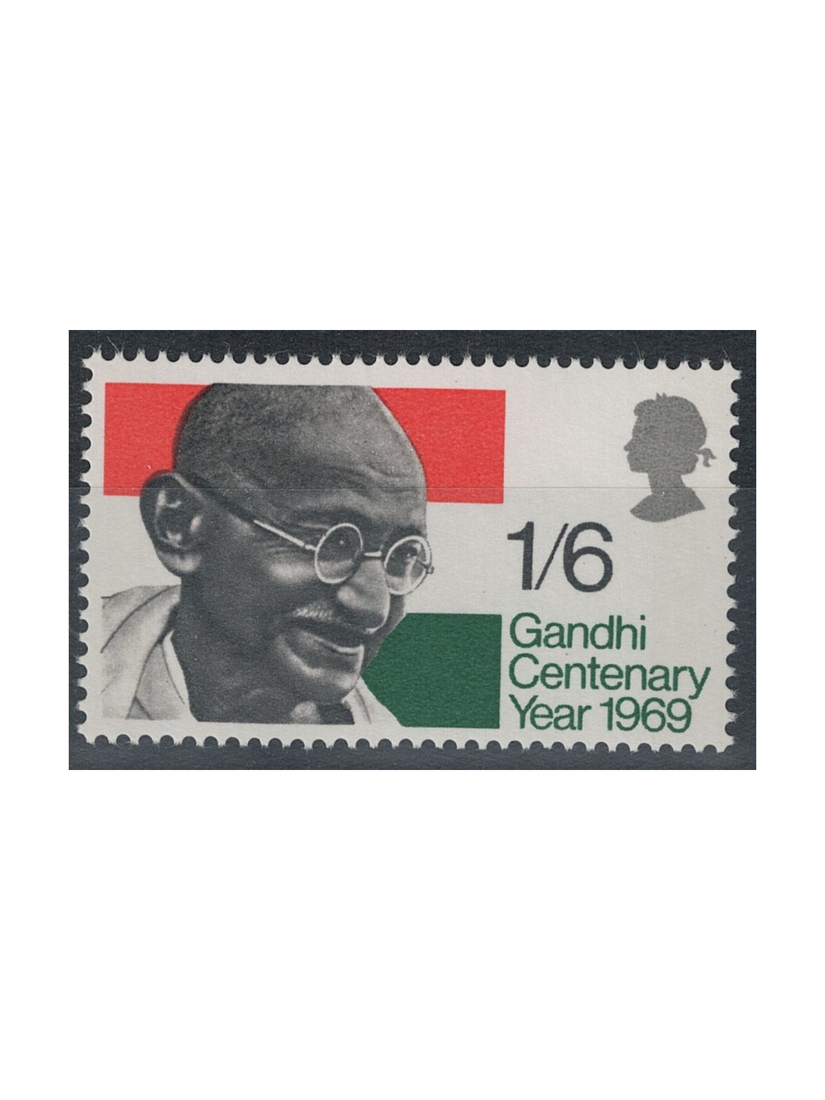 GRAN BRETAGNA 1969 Gandhi MNH**