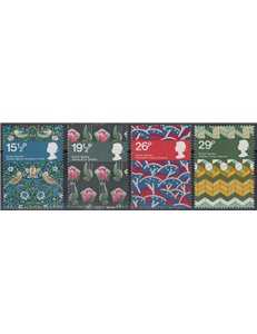GREAT BRITAIN 1982 Famous English Textiles 4v MNH**