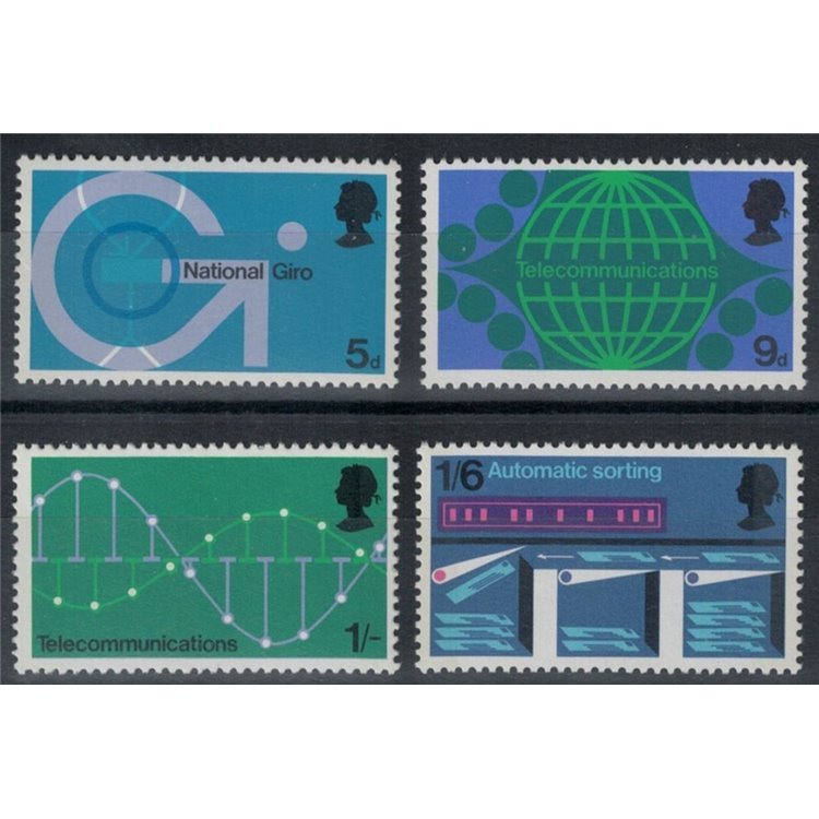 GRAN BRETAGNA 1969 Innovazioni tecnologiche 4v MNH**