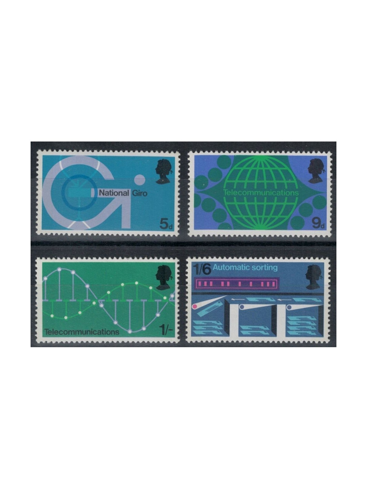GRAN BRETAGNA 1969 Innovazioni tecnologiche 4v MNH**