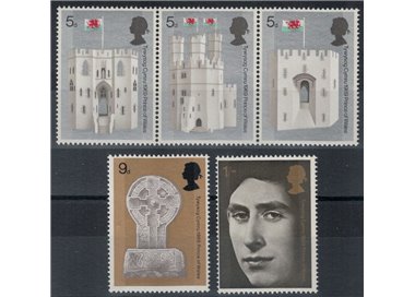 GREAT BRITAIN 1969 Investiture of the Prince of Wales 5v MNH**