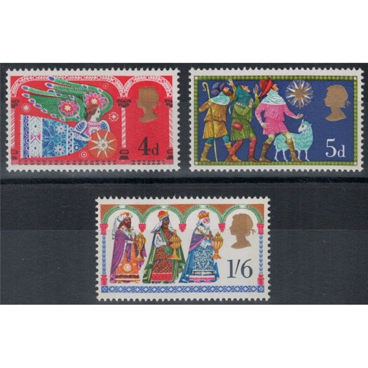 GRAN BRETAGNA 1969 Natale 3v MNH**