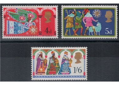 GRAN BRETAGNA 1969 Natale 3v MNH**