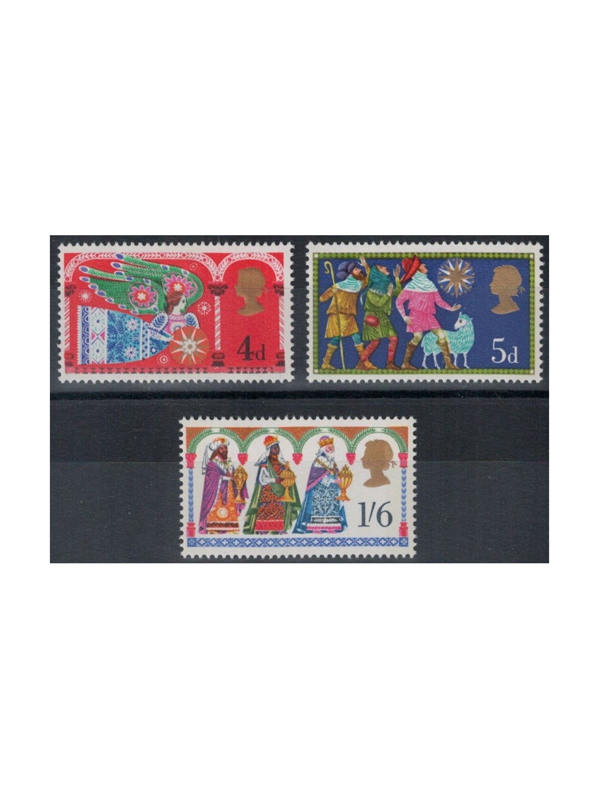 GREAT BRITAIN 1969 Christmas 3v MNH**