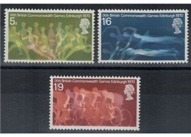 GRAN BRETAGNA 1970 Giochi del Commonwealth 3v MNH**