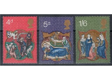 GREAT BRITAIN 1970 Christmas 3v MNH**