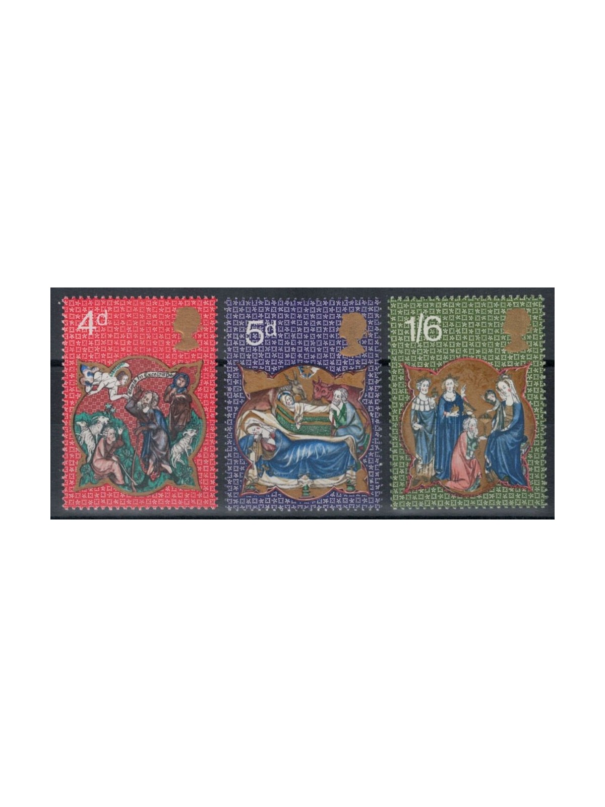 GREAT BRITAIN 1970 Christmas 3v MNH**
