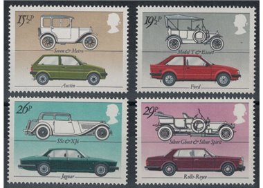 GREAT BRITAIN 1982 British Automobile Industry 4v MNH**